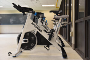 The Dabadie Gym featuring an entirely new set of gym equipment such as free weights, kettlebells, exercise machines, treadmills, stationary bicycles, weight racks and more at Camp Beauregard in Pineville, Louisiana, was installed in July 2021. The installation was part of the upgrades made to LANG facilities thanks to the LANG Foundation. (U.S. Army National Guard photo by Staff Sgt. Thea James)